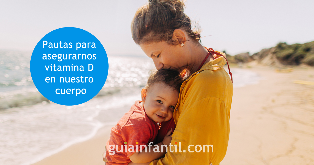 bebé al sol para tener vitamina d
