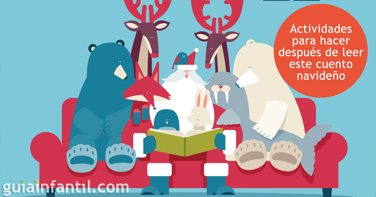 Leer cuentos de Navidad con los niños