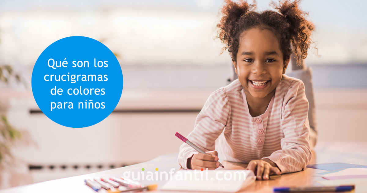 qué son los crucigramas de colores para niños
