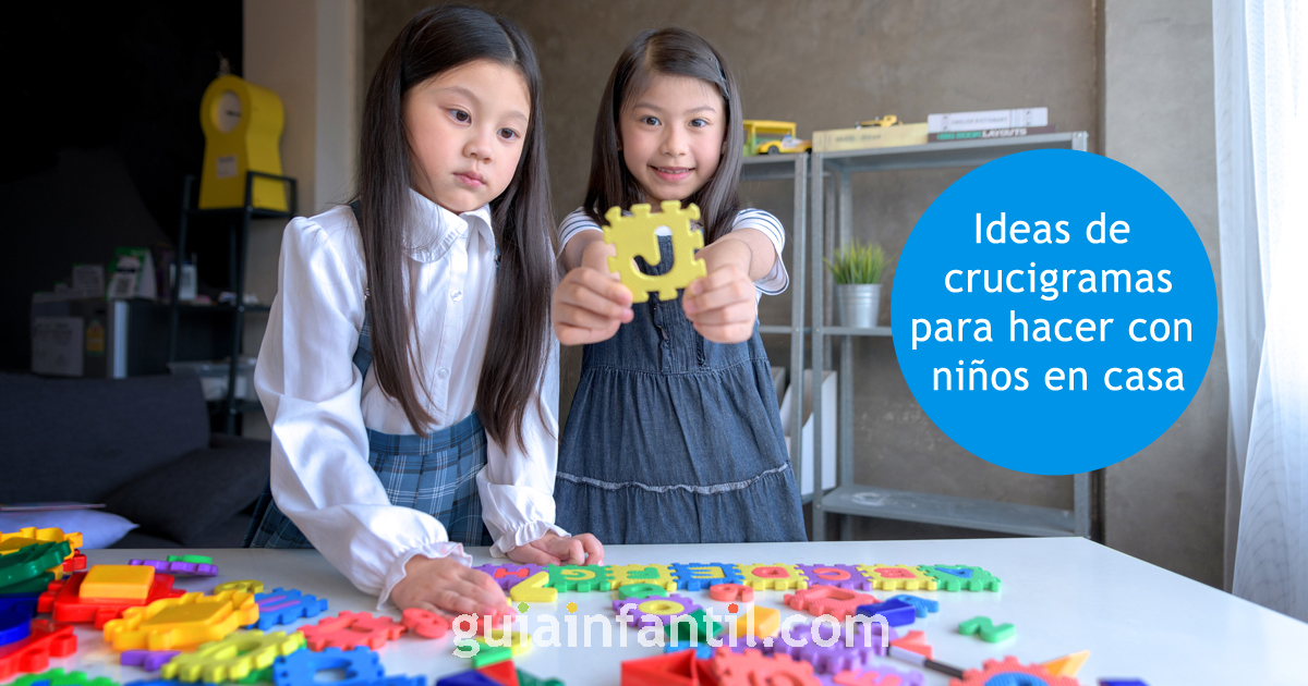 crucigramas para hacer con niños en casa