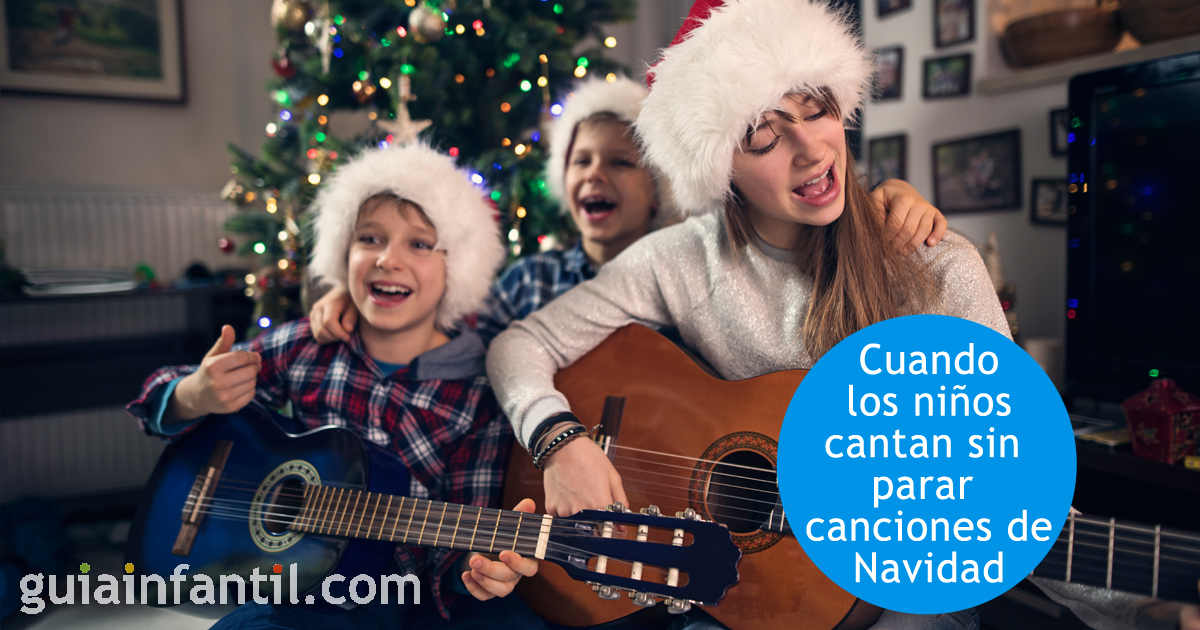 Si los niños cantan villancicos todo el año