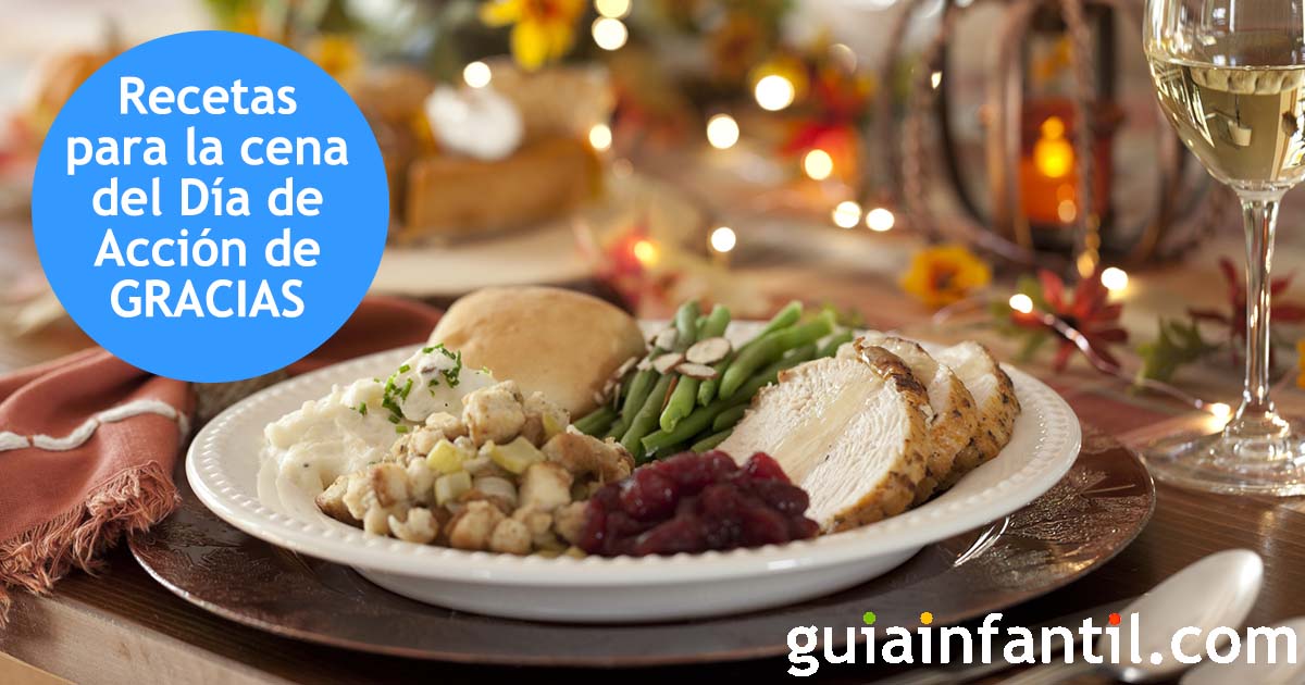 recetas caseras para el dia de acción de gracias