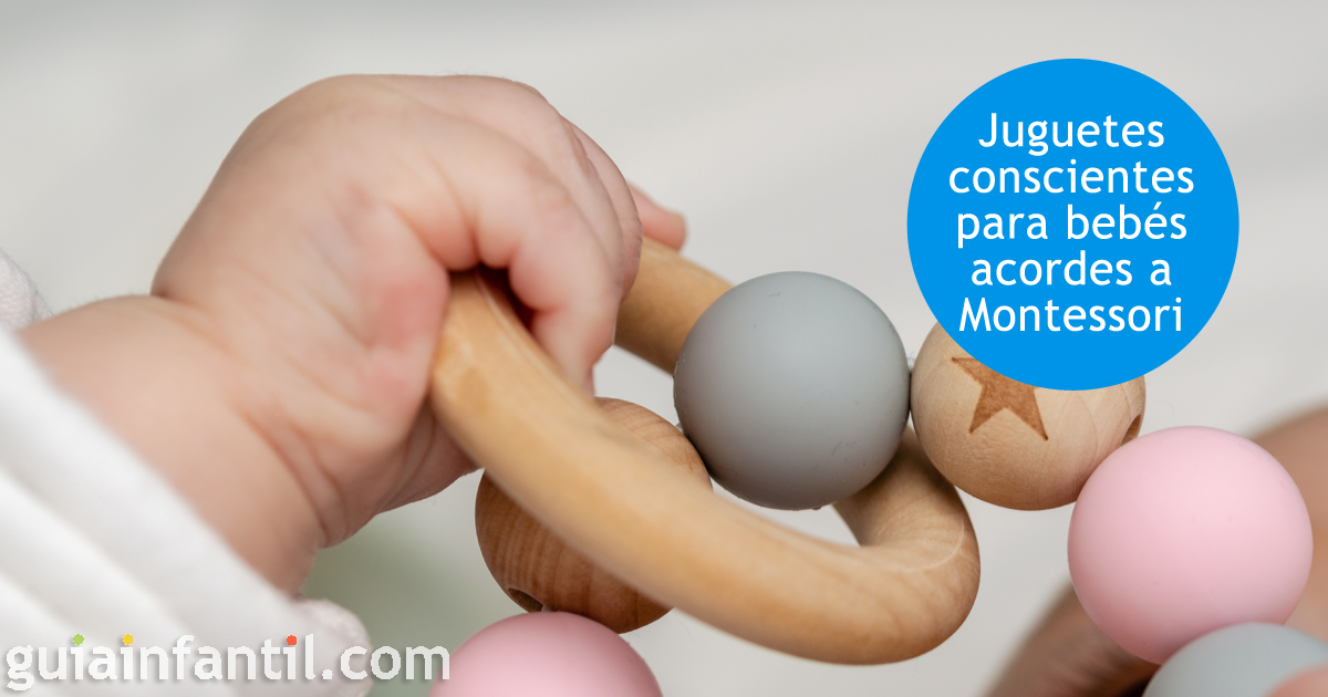 Juguetes Montessori para bebés de 0 a 6 meses, juegos de