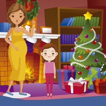 Dos nacimientos. Cuento de Navidad corto sobre la llegada de un hermano