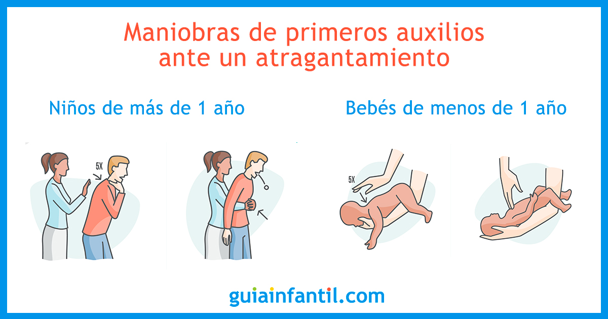 Qué hacer ante el atragantamiento de un niño