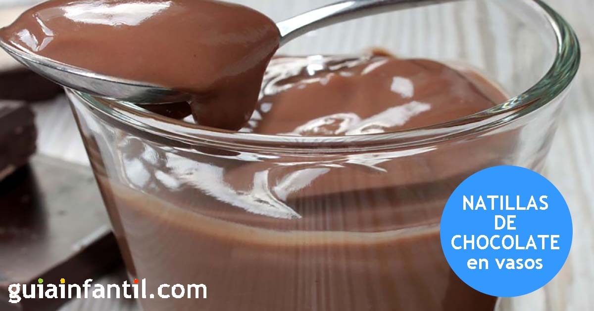 receta de natillas de chocolate