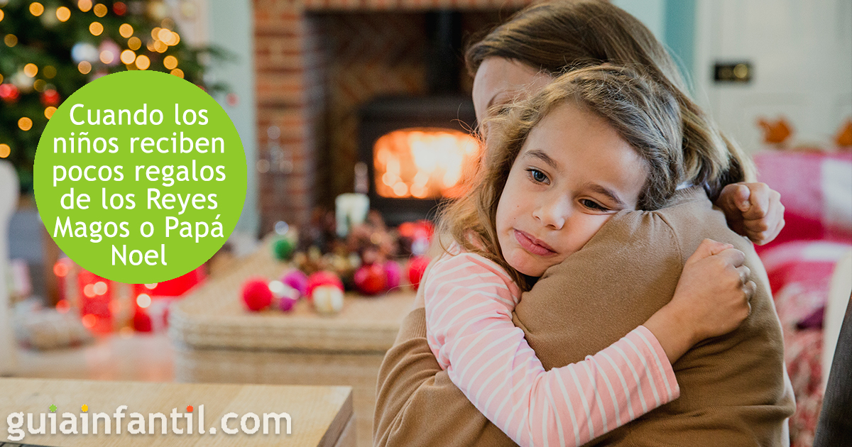 Pocos regalos para los niños en Navidad
