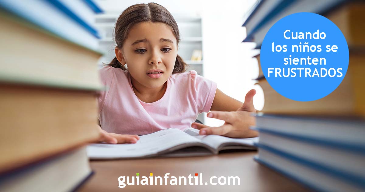 la frustración que sienten los niños