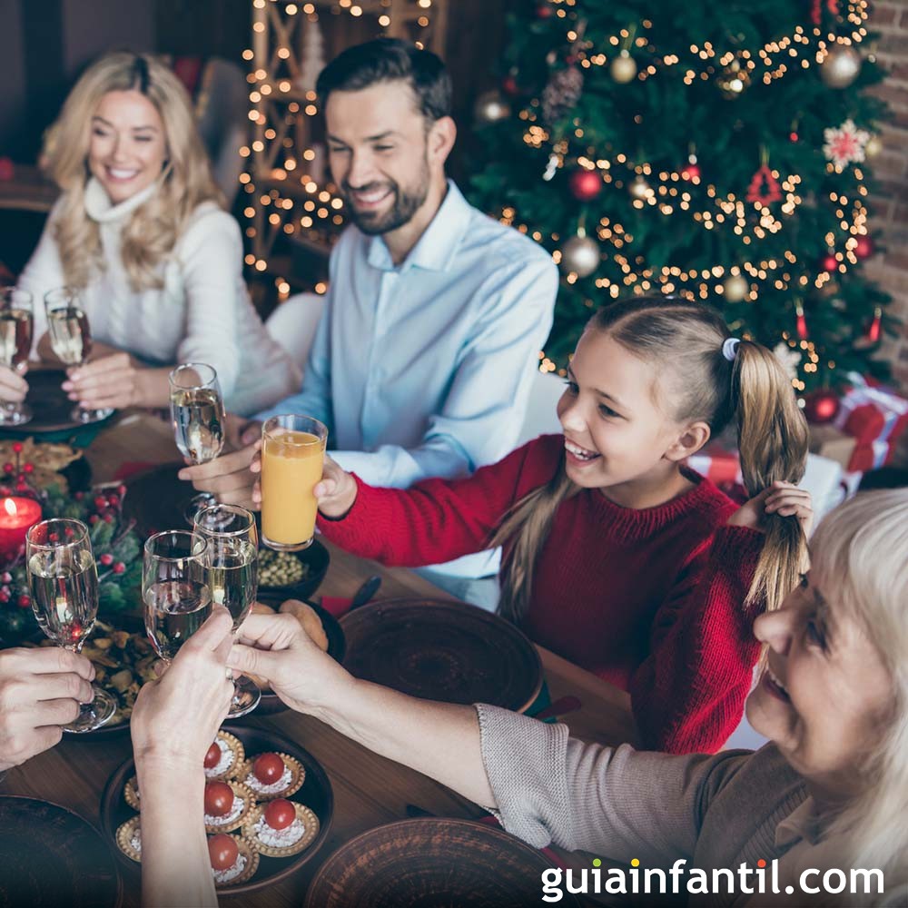 Feliz Año Nuevo. Demos la bienvenida al nuevo año con los niños