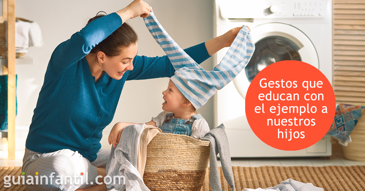 Los gestos de los padres que son buenos ejemplos