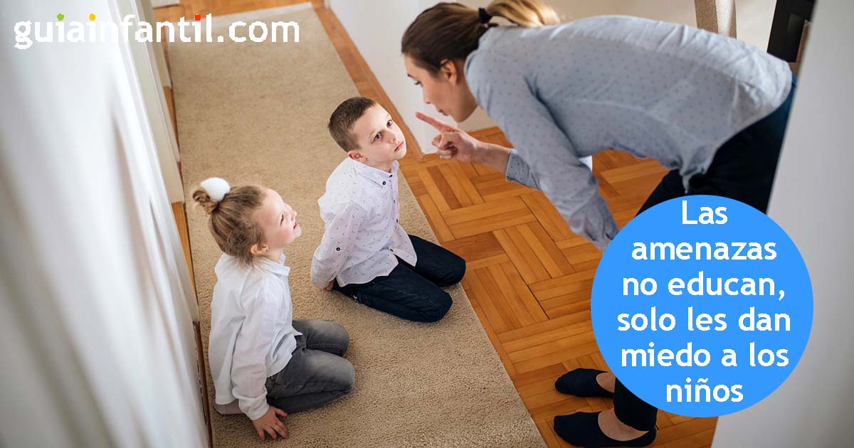 las consecuencias de amenazar a los niños