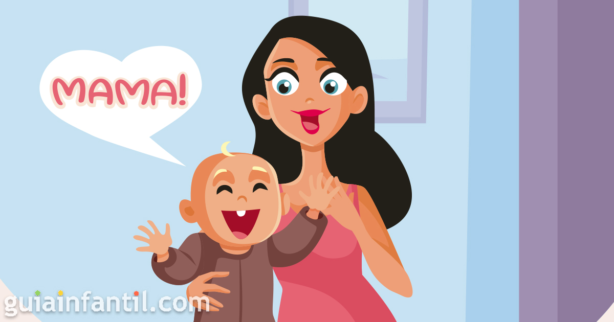 Bebés que aprenden a hablar con un cuento