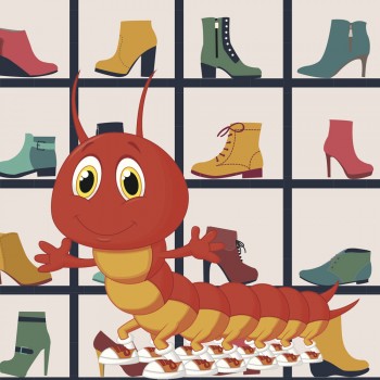 Aurelio el ciempiés indeciso. Cuento divertido para niños