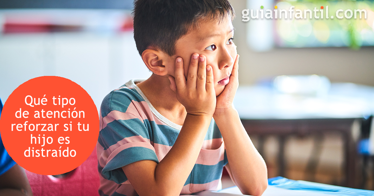 La atención de los niños distraídos o despistados