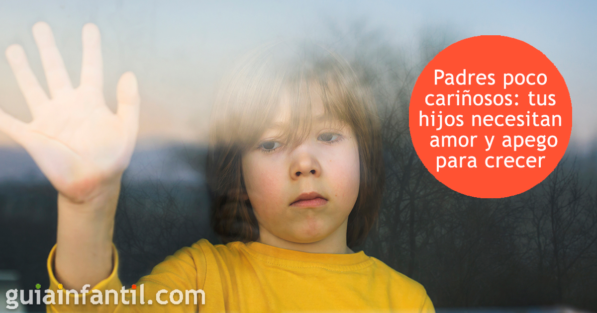 Los niños necesitan cariño y amor para crecer