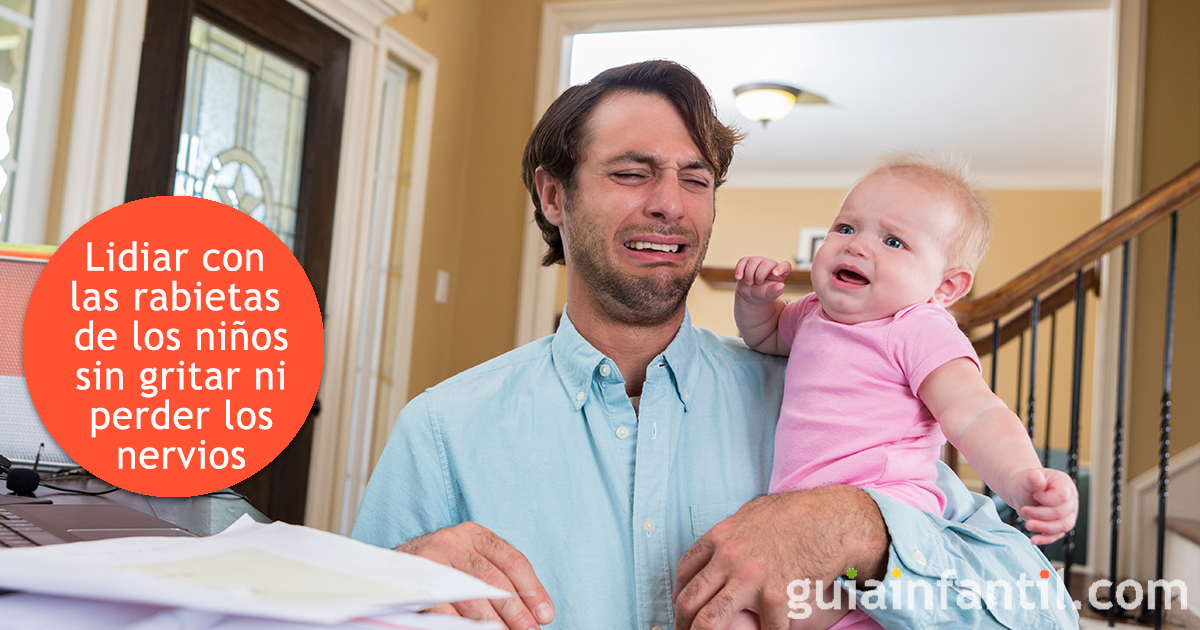 No gritar a los niños en sus rabietas