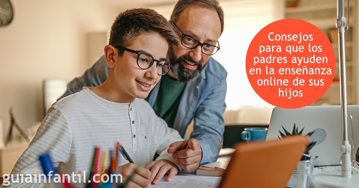 Consejos para padres sobre enseñanza online