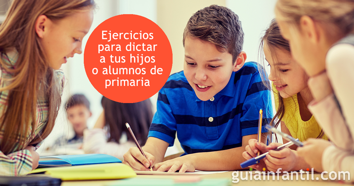 Textos para dictar a los niños de primaria