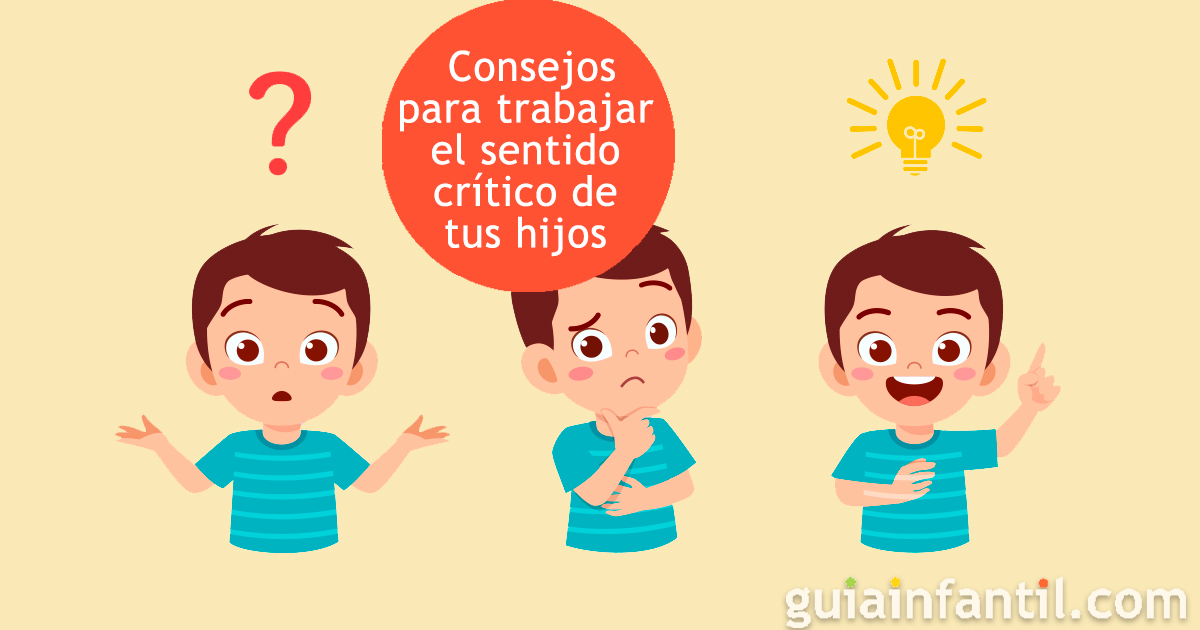 Fomentar el sentido crítico de los niños