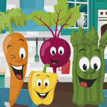 Las verduras y hortalizas. Poema corto para que los niños coman de todo
