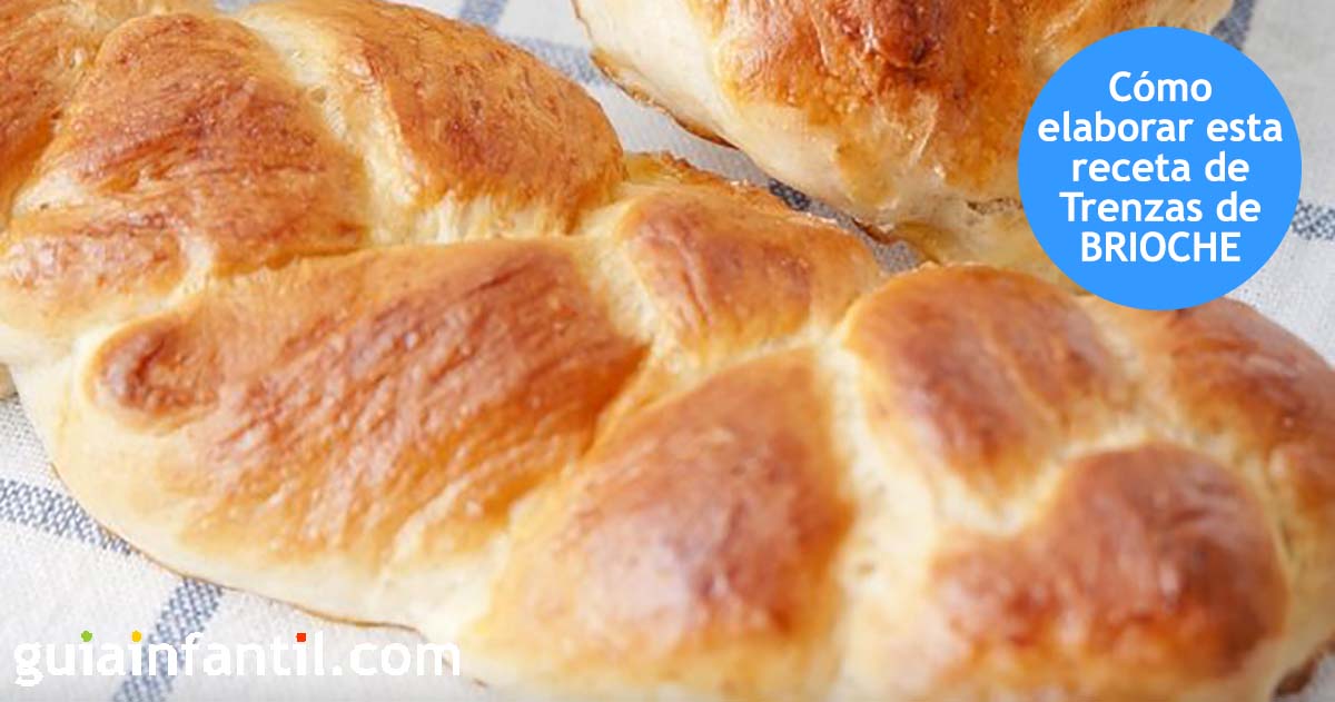 receta casera de trenzas de brioche