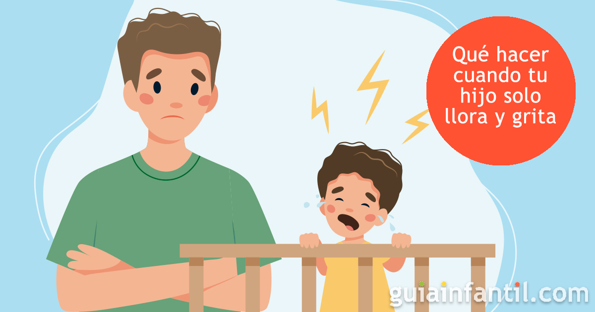 Niños que lo piden todo llorando y gritando