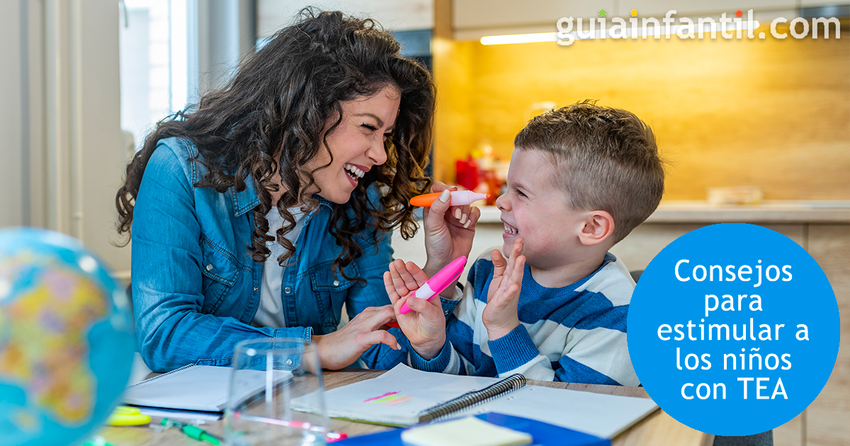 Ideas para estimular a los niños TEA o con autismo