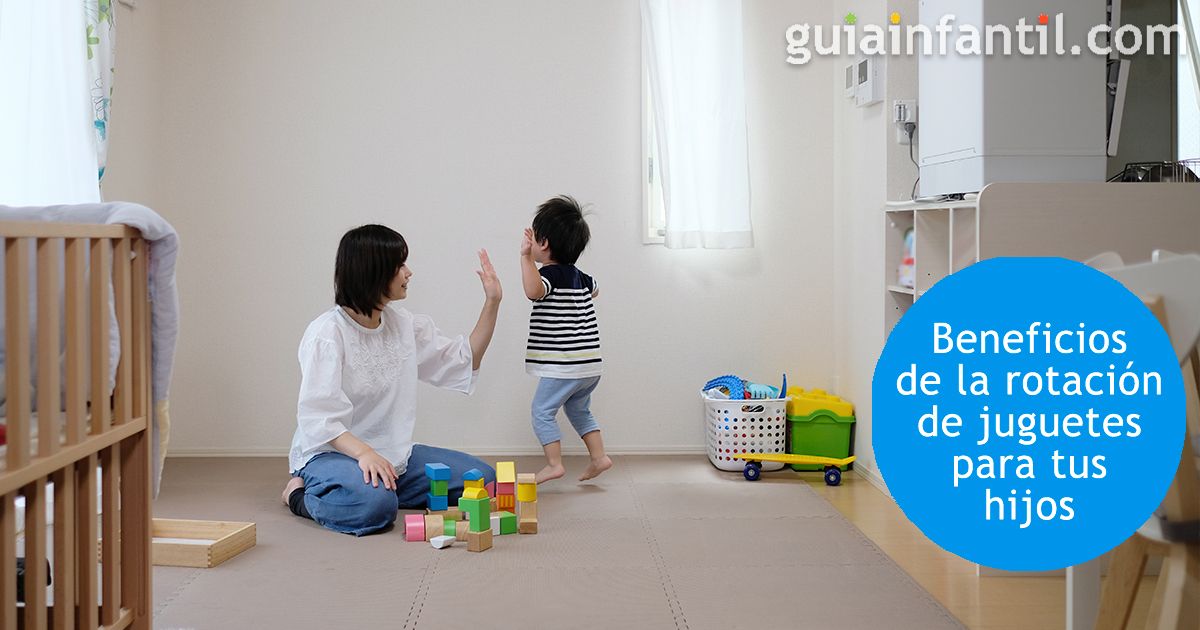 Por qué organizar la habitación de los niños rotando juegos
