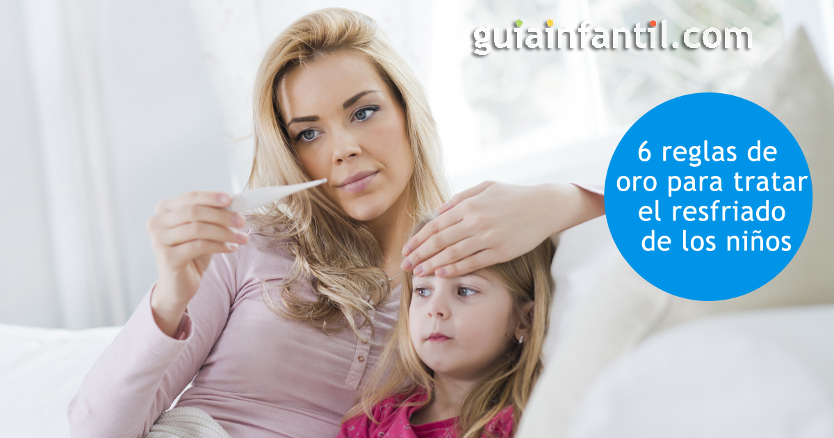 cuidar el resfriado de un niño