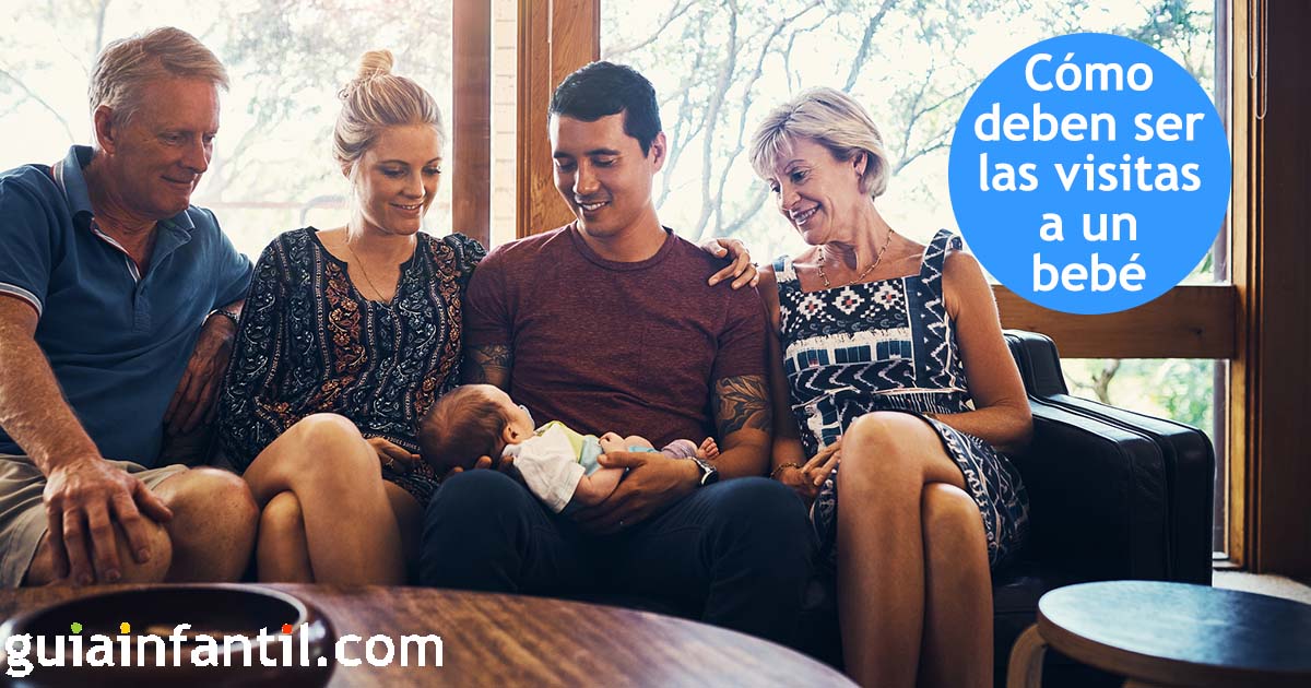 consejos antes de visitar a un bebé recién nacido
