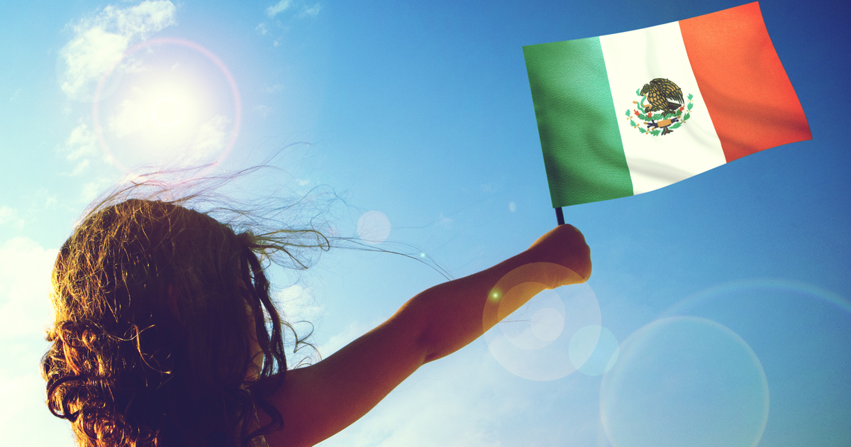 el 24 de febrero es el día de la bandera mexicana