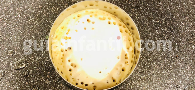 Crumpets o panecillos. Paso 3