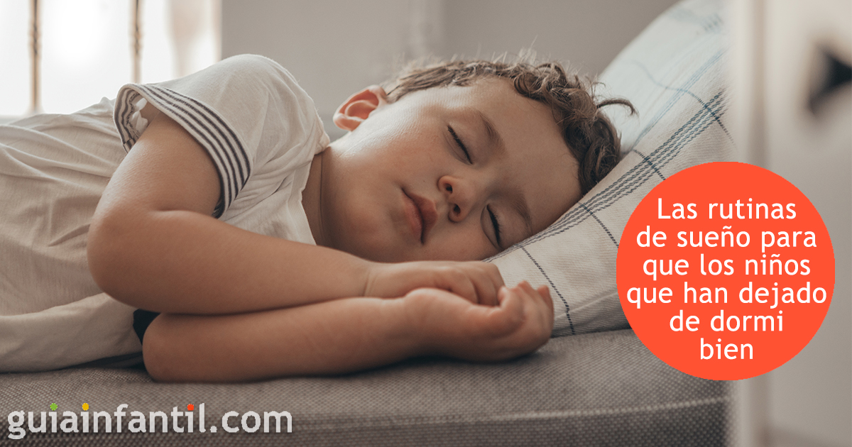 Las rutinas de sueño para que tu hijo duerma  bien