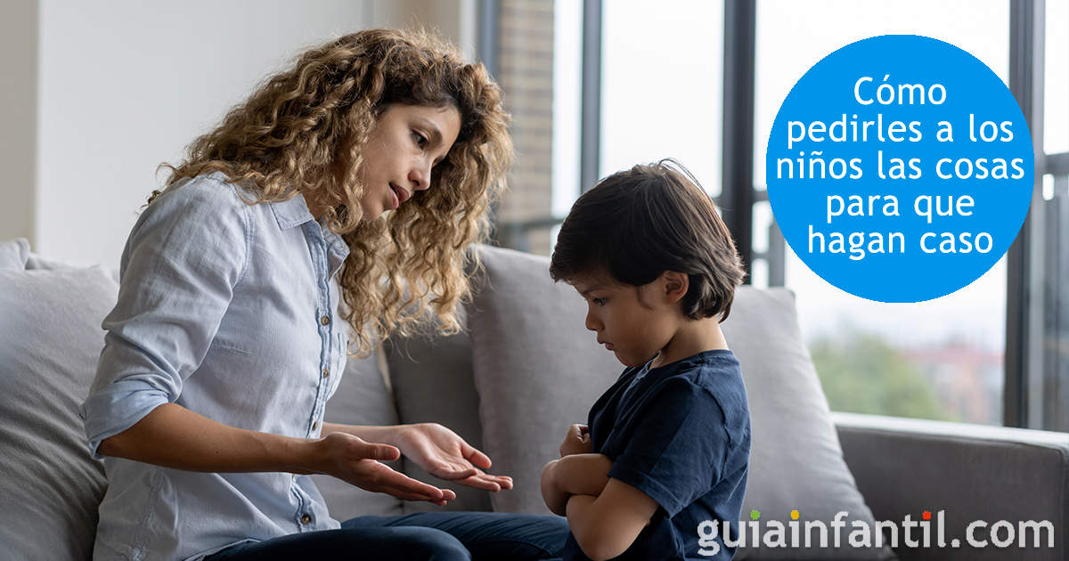 Fórmulas de frases para dar órdenes a tus hijos