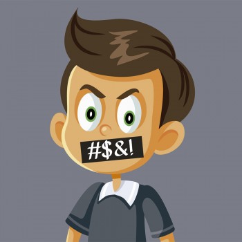 Las palabrotas. Poema corto para niños que dicen insultos o groserías