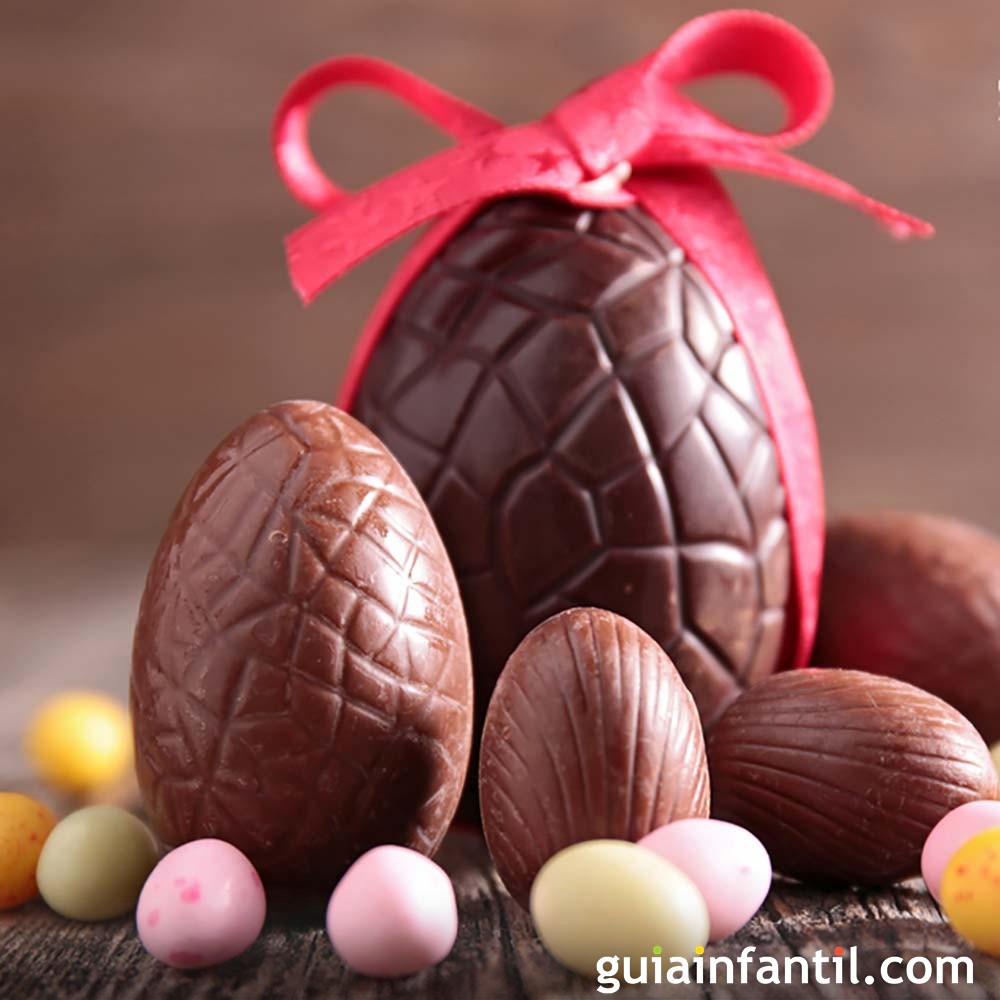 Jirafa Fracaso Histérico Huevos de Pascua de chocolate. Receta para niños