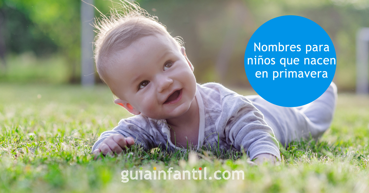 nombres de niños relacionados con la primavera