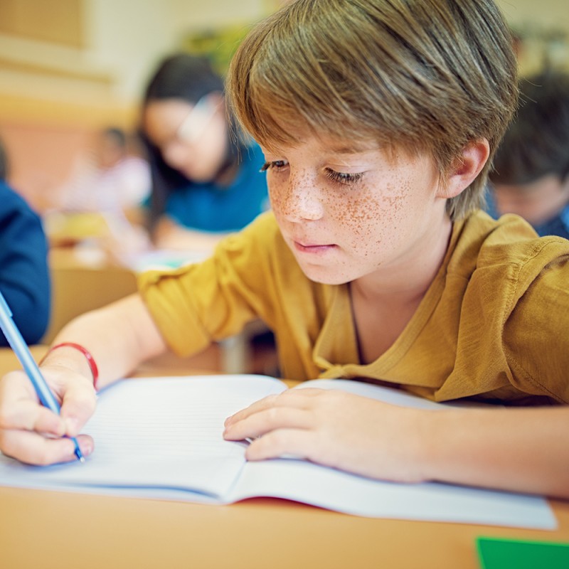 Dictado corto en vídeo para niños de la coma y los puntos suspensivos