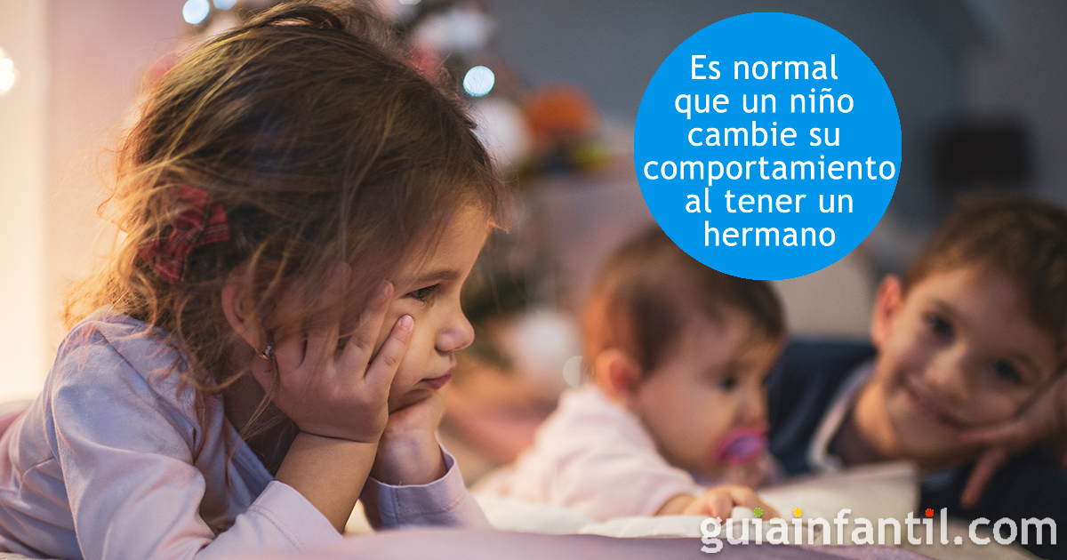 Cuando un niño cambia su comportamiento al ser hermano