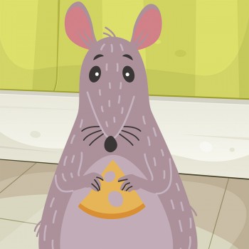 Por un trozo de queso. Cuento para enseñar a los niños a pedir perdón
