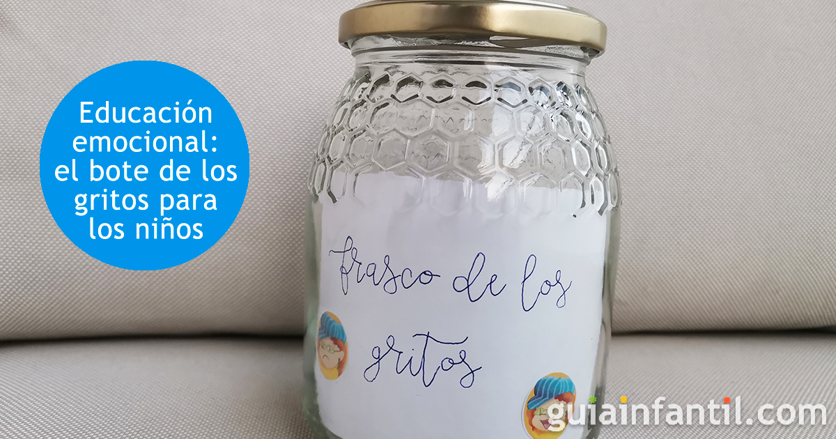 Evitar rabietas con el bote de los gritos de los niños