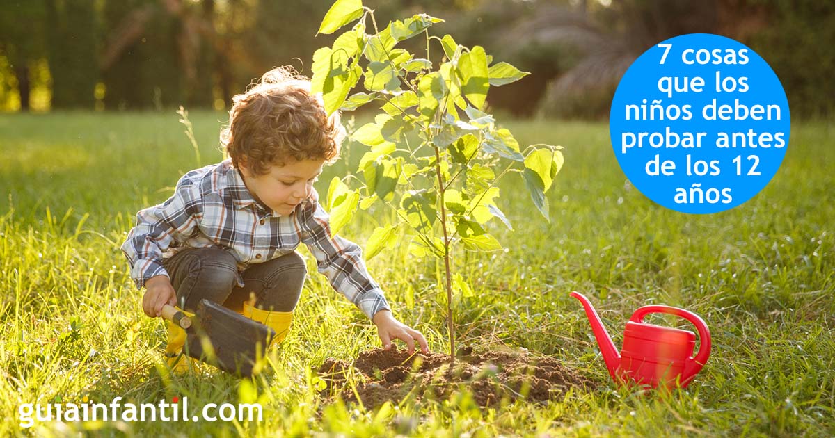 experiencias que los niños deben probar antes de los 12 años