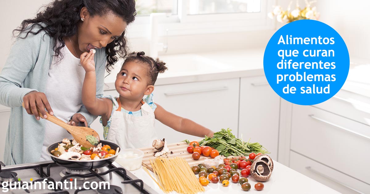 alimentos que curan enfermedades de los niños