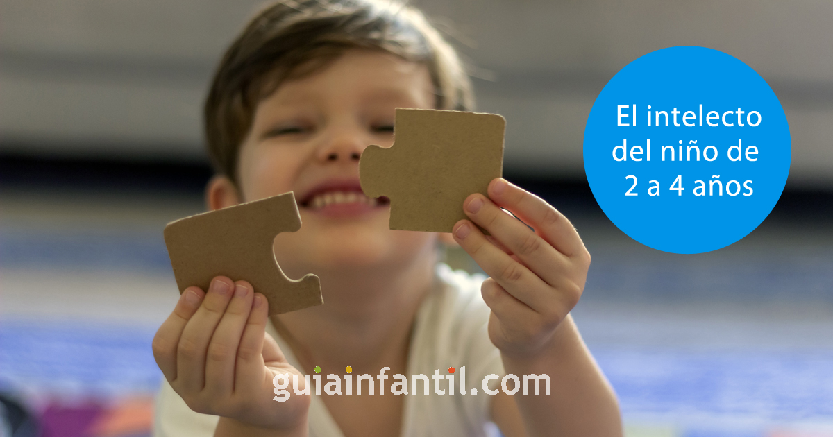 el intelecto niño de 2 a 4 años