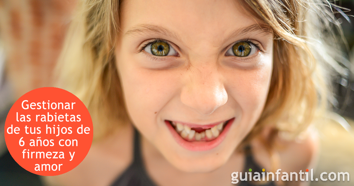 Firmeza y amor en los berrinches de los niños de 6 años