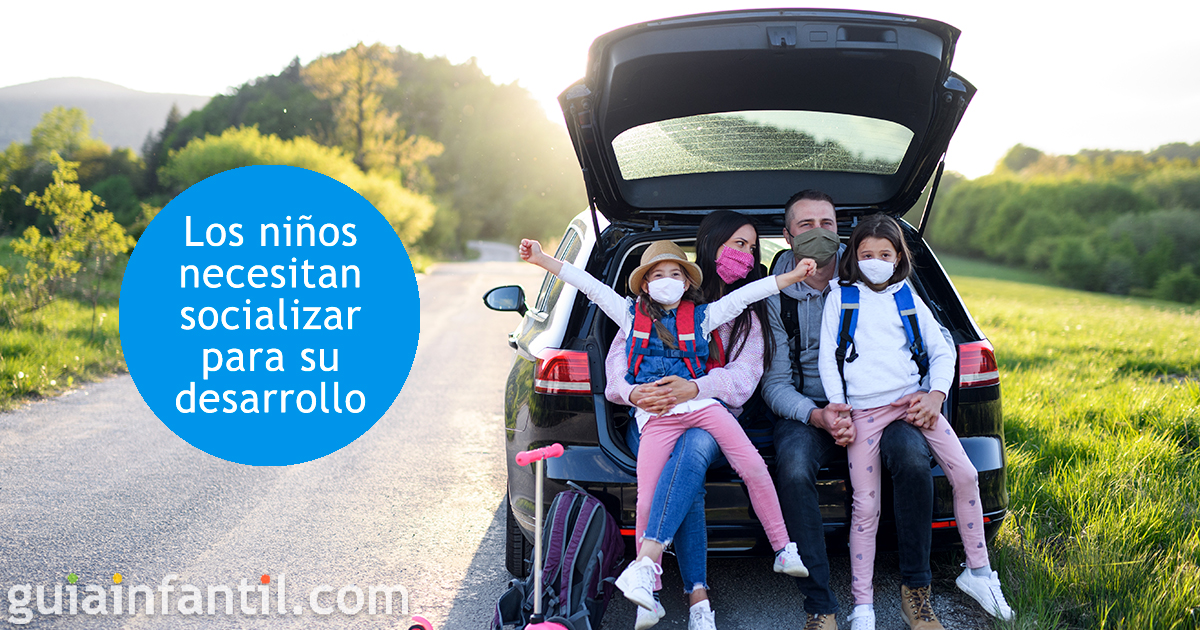 La covid 19 no deja a los niños socializar