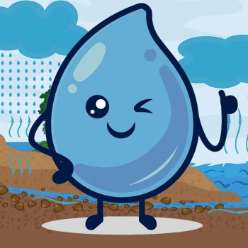 Diario de una gota de agua. Cuento corto para niños del ciclo del agua