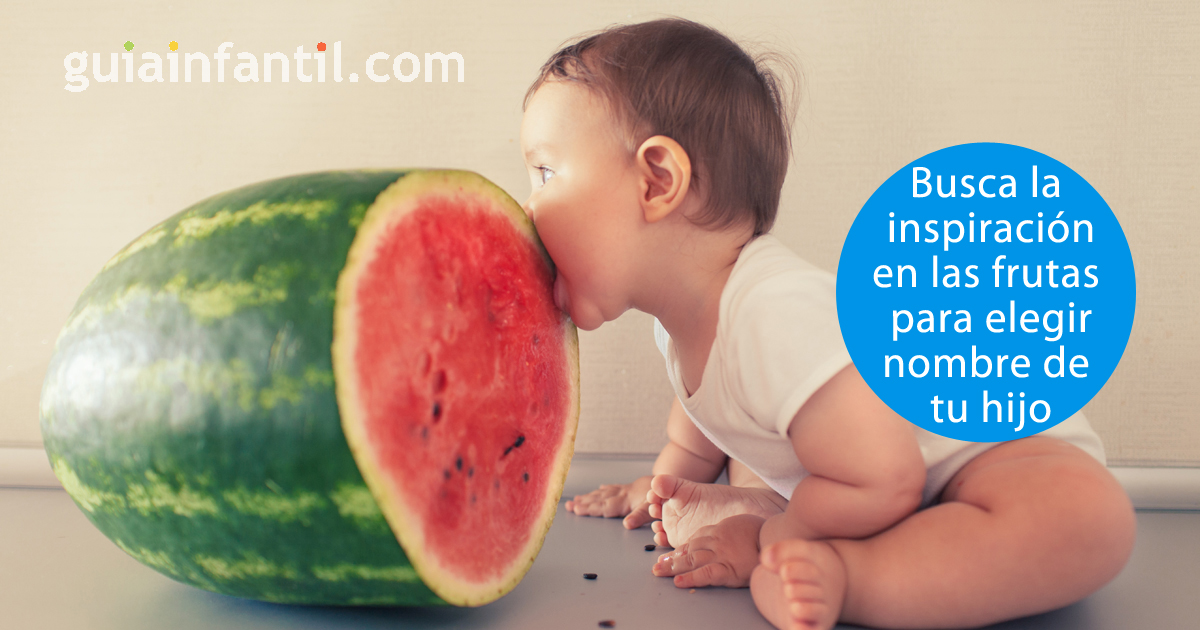 nombres de frutas para bebés