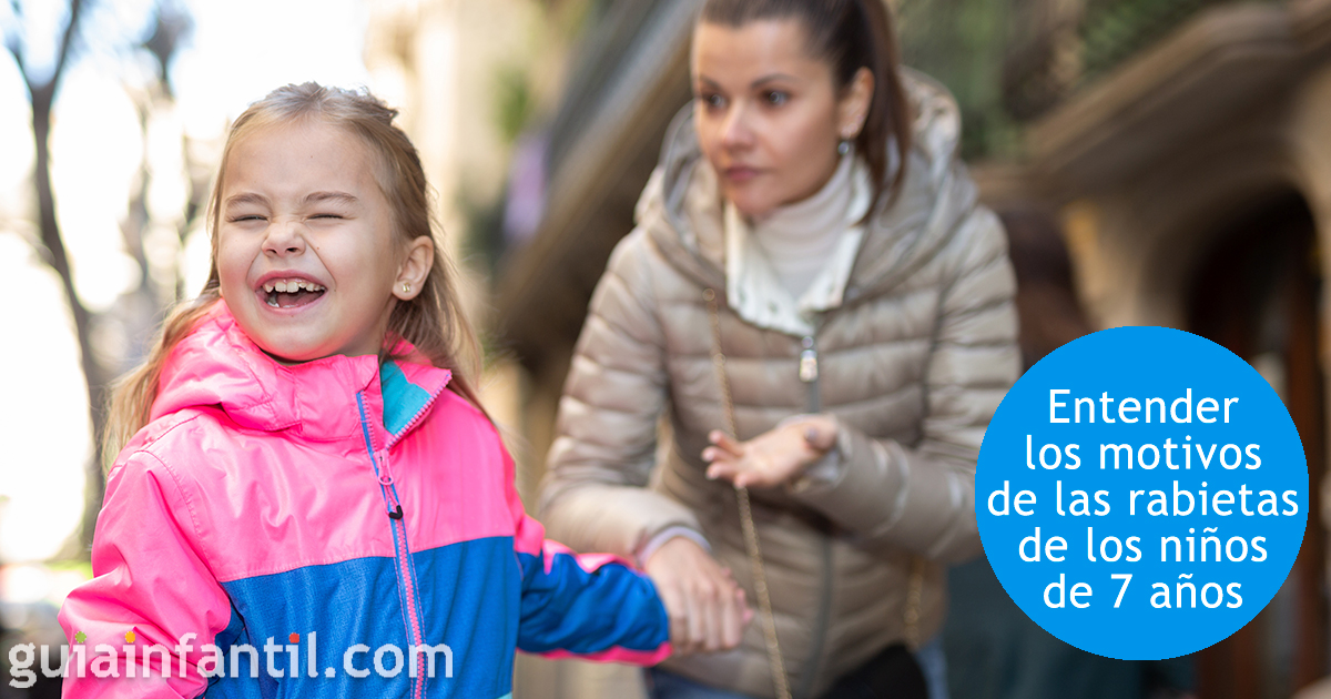 Acompañar las rabietas de los niños de siete años