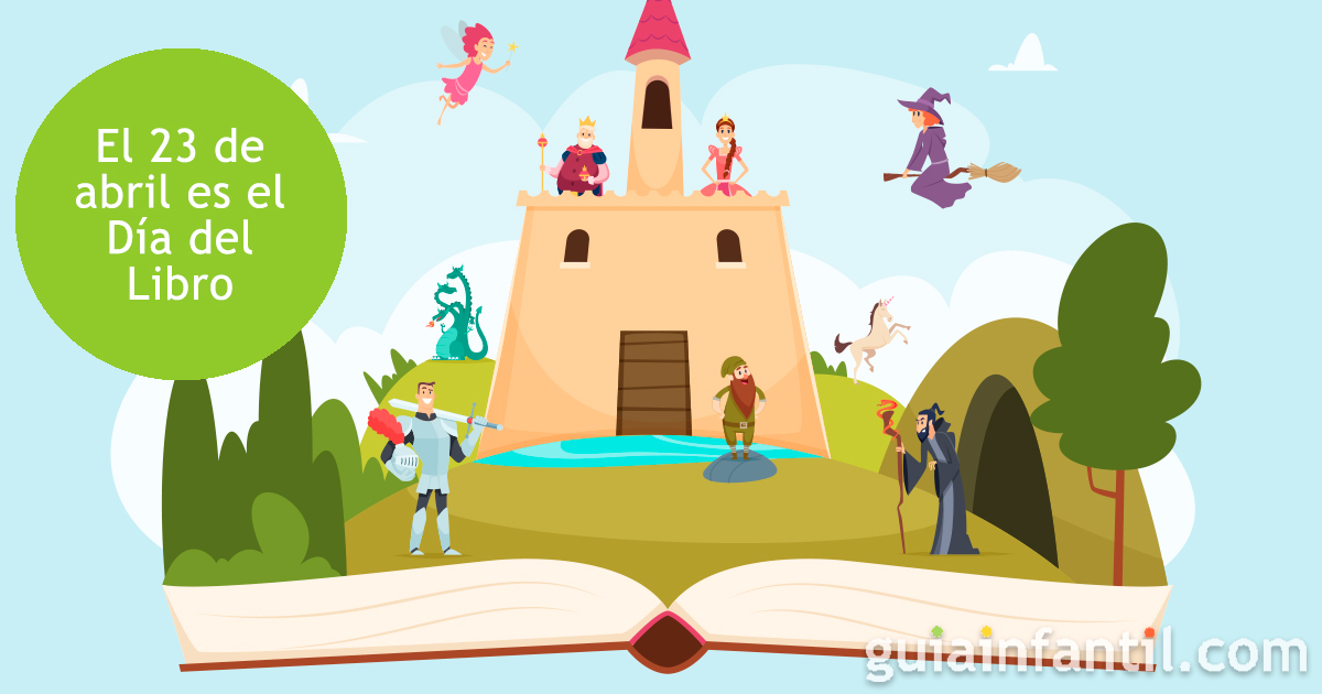 El día del libro es el 23 de abril